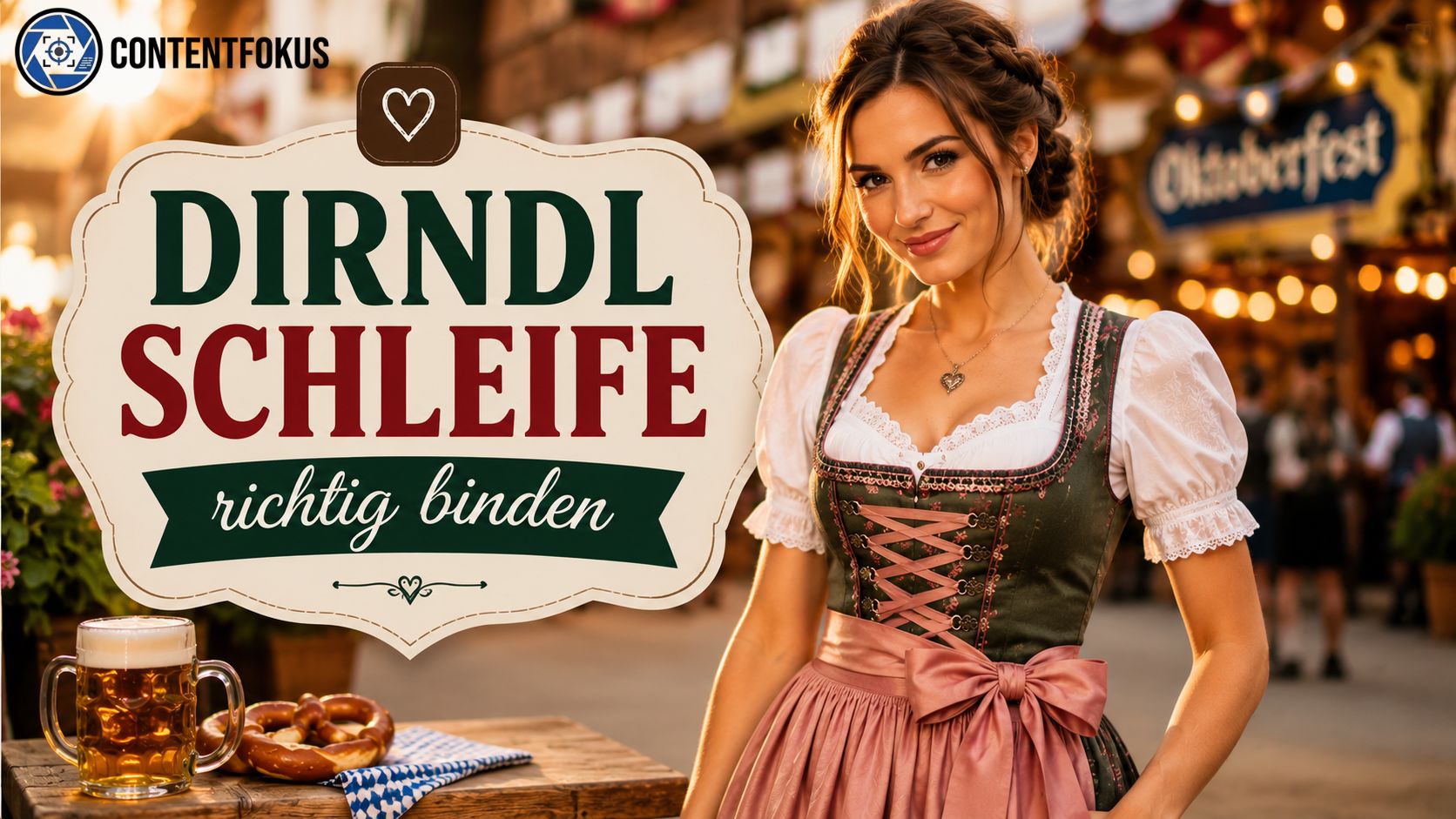 Dirndl Schleife richtig binden: Bedeutung und Tradition