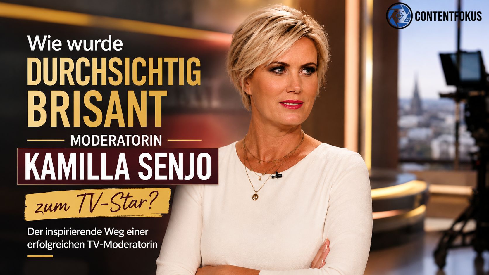 Wie wurde Durchsichtig Brisant Moderatorin Kamilla Senjo zum TV-Star?