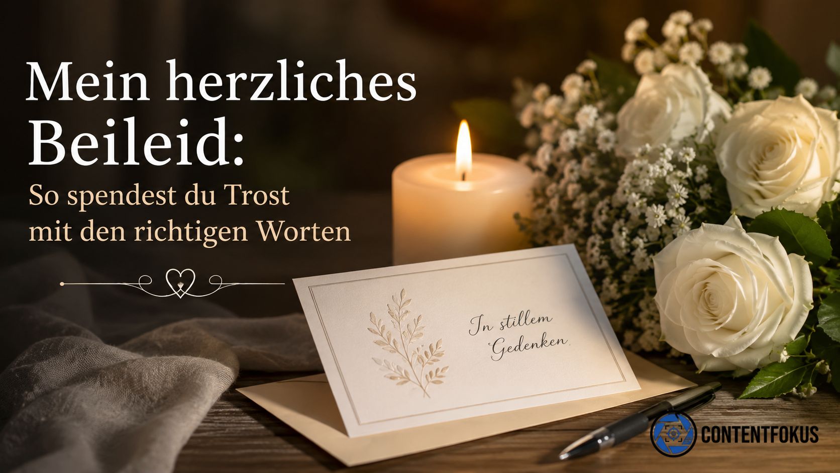 Mein herzliches Beileid: So spendest du Trost mit den richtigen Worten